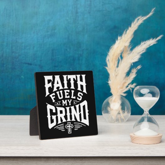 信仰は私の心を刺激する – キリスト教の動機 フォトプラーク (インサイチュ)