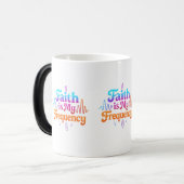 信仰は私の頻度である モーフィングマグカップ (正面左)