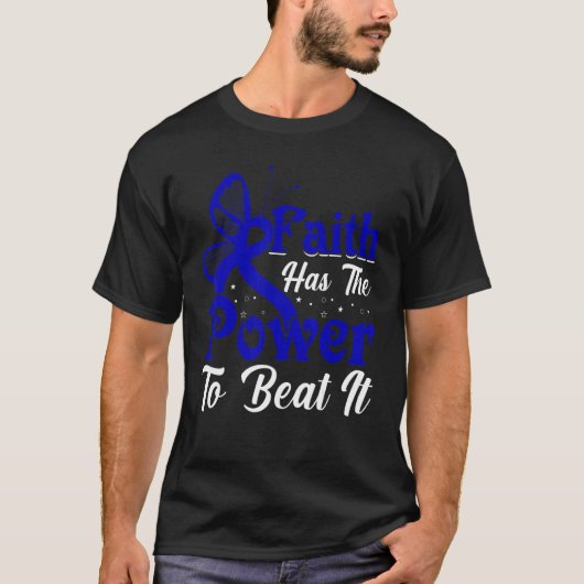 信仰は若年性関節炎をビートする力を持っている Tシャツ (正面)