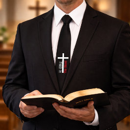 信仰は血の中に Pastor Cross ネクタイ
