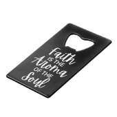 信仰は魂の香り クレジットカード栓抜き (裏面アングル)