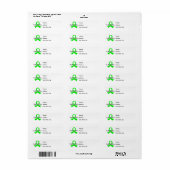 信仰は5リンパ腫に関わる ラベル (フルシート)