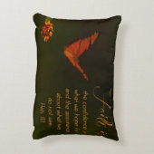 信仰は…感動的聖なる書物、 経典 アクセントクッション (裏面(縦))