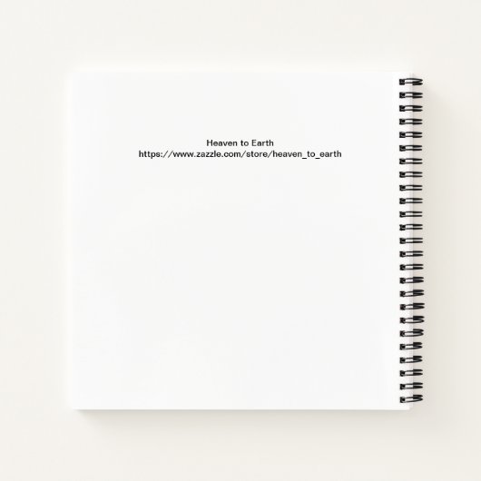 信仰は…感動的聖なる書物、 経典 ノートブック (裏面)