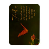 信仰は…感動的聖なる書物、 経典 マグネット (縦)