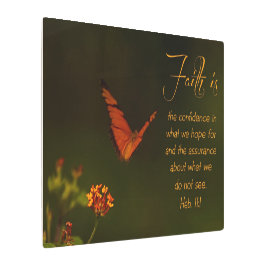 信仰は…感動的聖なる書物、 経典 メタルプリント