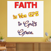 信仰はGPSの拡大キャンバス印刷 キャンバスプリント (インサイチュ (リビング))