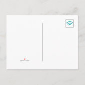 信仰はWiFiのようなもの キリスト教の面白い引用アート 案内ポストカード (裏面)