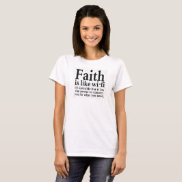 信仰はWIFI Tシャツのようなものだ Tシャツ