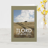 信仰やる気を起こさせる指導旅行 カード (黄色い花)