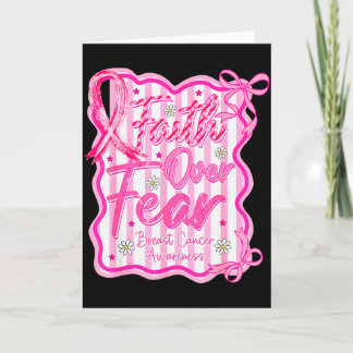 信仰よりも恐怖 十字架 乳がん啓発 クリス カード
