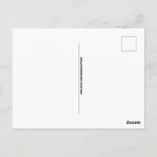 信仰より恐怖を乗り越える モチベーション ポストカード (裏面)