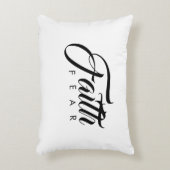 信仰より恐怖 白 アクセントクッション (正面(垂直))