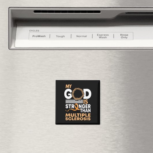 信仰わたしの神は多発性硬化症Aより強い マグネット (インサイチュ (食洗機))