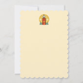 信仰をあなたの最も明るいスターキャンドルアートにしなさい サンキューカード (裏面)