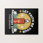 信仰をあなたの最も明るいスターキャンドルアートにしなさい ジグソーパズル (横)