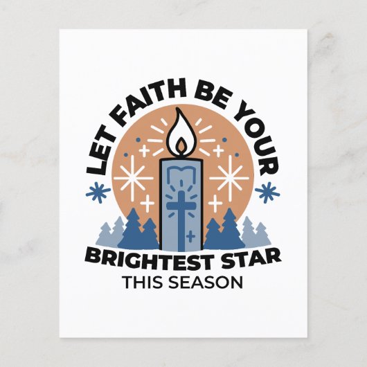 信仰をあなたの最も明るいスターキャンドルアートにしなさい チラシ (裏面)