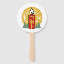 信仰をあなたの最も明るいスターキャンドルアートにしなさい ハンドファン