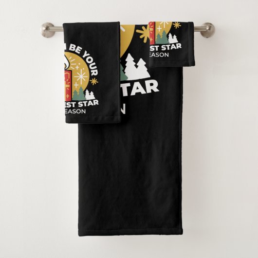 信仰をあなたの最も明るいスターキャンドルアートにしなさい バスタオルセット (インサイチュ)