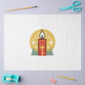 信仰をあなたの最も明るいスターキャンドルアートにしなさい 薄葉紙 (クラフト)