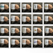 信仰をもって歩め、見たものを頼むな コーヒーマグカップ
