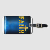 「信仰を信じて自信と旅行しなさい。」 ラゲッジタグ (正面横)