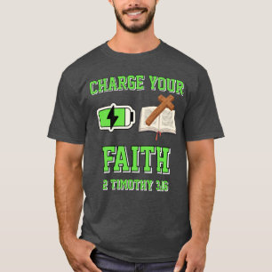信仰を充電せよ Tシャツ