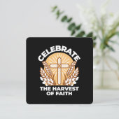 信仰を収穫で祝う - インスピレーション・アート 招待状 (スタンド正面)
