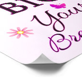 信仰を大きくしなさい ポスター (角)