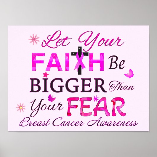 信仰を大きくしなさい ポスター (正面)