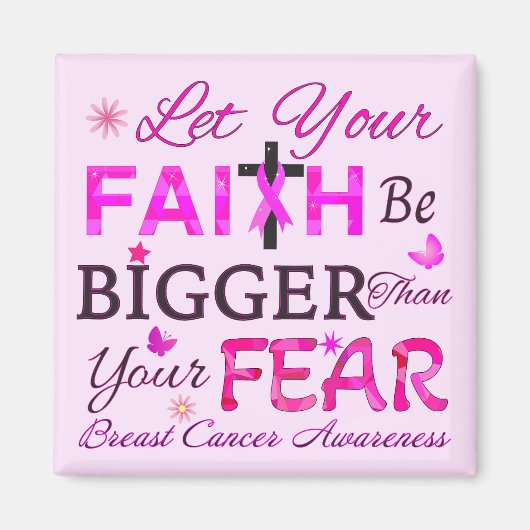 信仰を大きくしなさい マグネット (正面)