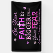 信仰を大きくしなさい 横断幕 (縦)