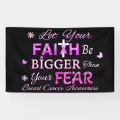 信仰を大きくしなさい 横断幕 (横)