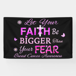 信仰を大きくしなさい 横断幕