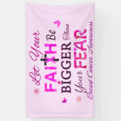 信仰を大きくしなさい 横断幕 (縦)