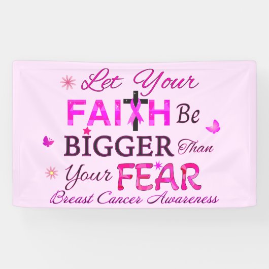 信仰を大きくしなさい 横断幕 (横)