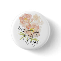 信仰を常に水の色の花クリスチャン