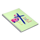 信仰を恐れより背を高くする引用文 ノートブック (右側)