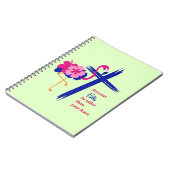 信仰を恐れより背を高くする引用文 ノートブック (左側)