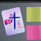 信仰を恐れより背を高くする引用文 マグネット