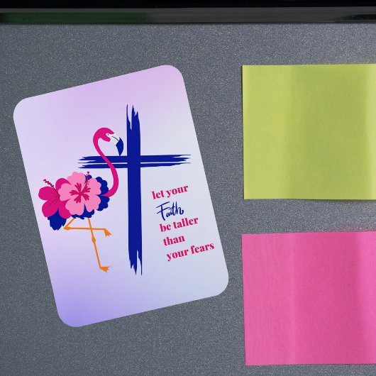 信仰を恐れより背を高くする引用文 マグネット