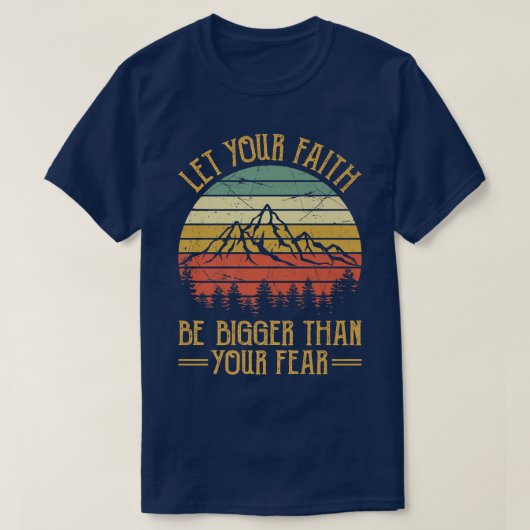 信仰を恐怖のTシャツChrより大きくしなさい Tシャツ (デザイン正面)