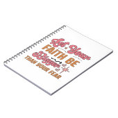 信仰を恐怖より大きくしなさい ノートブック (左側)