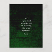 信仰を感動的持つ瑠美引用文 ポストカード (正面)