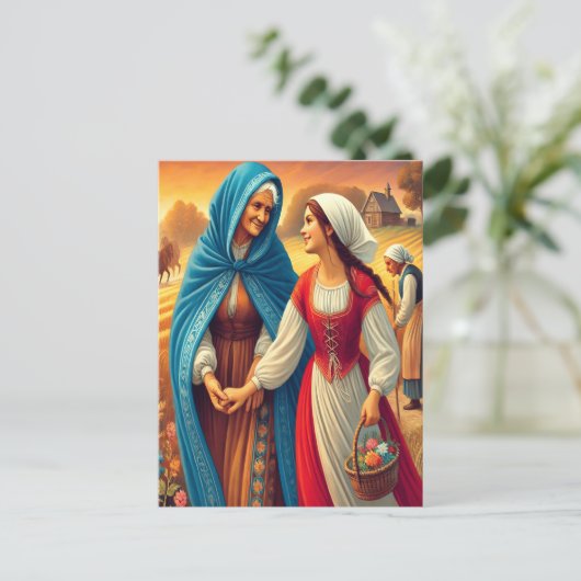 信仰を持って手に取る ポストカード (スタンド正面)