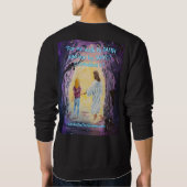 信仰を持って暗闇を歩く スウェットシャツ (裏面)