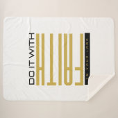 信仰を持って聖書的にやる シェルパブランケット (正面(横))