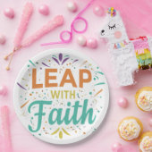 信仰を持って飛躍する ペーパープレート (パーティー)