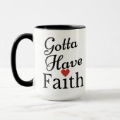 信仰を持つべきだ マグカップ (左)