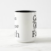 信仰を持つべきだ マグカップ (中央)